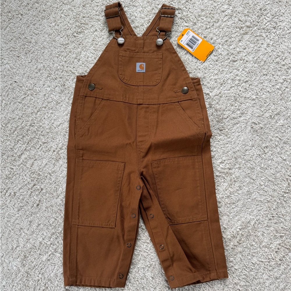 Carhartt Kids Overalls in Chestnut